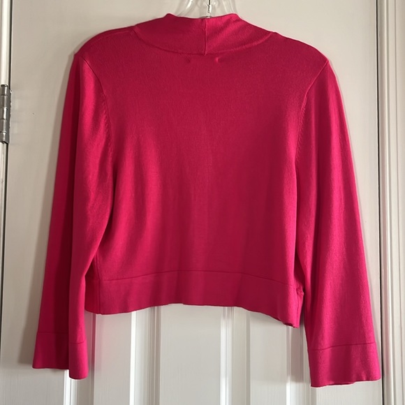ELIZA J SIZE M SHORT HOT PINK SWEATER - Picture 4 of 4